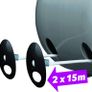 Retractable Duo Reel Washing Line, Grey Image 7