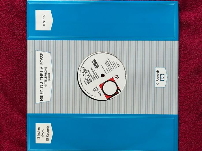 Mikey D & The L.A. Posse - My Telephone Bust A Rhyme12" inch vinyl Hip Hop Rap Electro