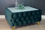 Chester coffe table with glass