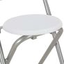 3 Piece Bar Set with Shelves Wood and Steel White Image 10