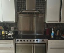 Belling range cooker electric & extractor