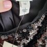 RIVER ISLAND black sequin one shoulder top Sz 10 UK - Bnwt Rrp 65 Image 8