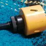 Holesaw Faithfull Varipitch 64mm HSS BI-Metal heavy duty professional with arbor adapter 32-210mml hole cutter Image 5