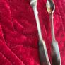 silver plated sugar tongs Image 2