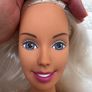 Barbie 1999 Blonde Hair Blue Eyes Doll Styling Head Mattel approx. 20 cm. Used Please see photos Image 4