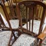 Antique Oak Chairs x 6 Image 3