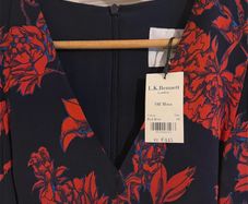 LK Bennett Floral Midi Dress Brand New UK 16 RRP 445
