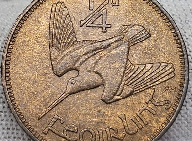 Ireland 1959 1/4d Farthing Beautiful Uncirculated Choice Gem Bu