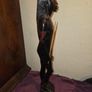Large carved wooden African Hunter Statue Image 4