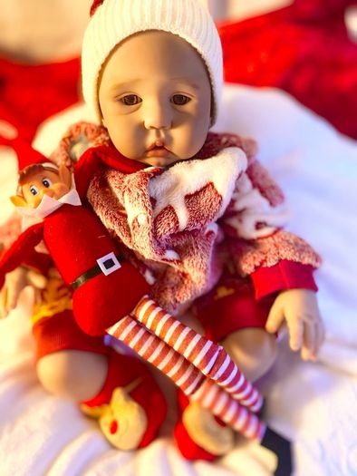 Xmas.  very cute reborn doll.  He is just beautiful