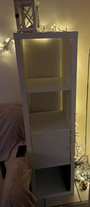 IKEA Kallax with door insert white 4 units
