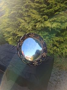 Old convex mirror