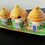 Vintage Japanese Marutomo Ware Condiment Set Image 6