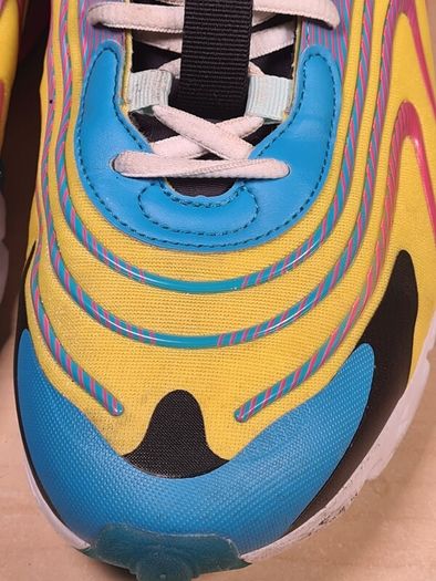 mens NIKE AIR MAX 270 REACT ENG Laser Blue watermelon trainers runners Size UK 9 EU 44 2019