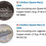 Mule error coin Queen Mary 5 Dollars 2006 (2005 old ship) Image 5