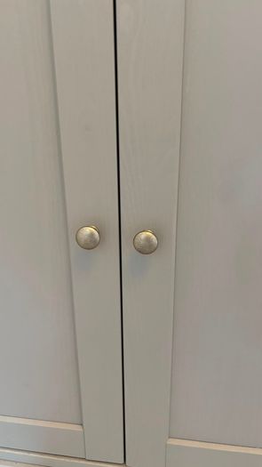 IKEA HAVSTA Grey-Beige Storage Cabinet - Like New