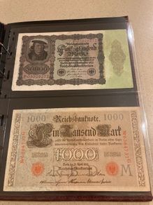 Germany banknotes lot of two
