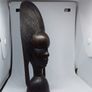 Vintage African Handcarved Wooden Tribal Female Figure Image 3