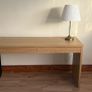 IKEA MICKE Desk 142cm - Oak Effect Image 2