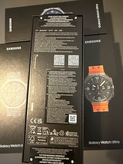 Samsung Watch Ultra 47mm LTE 2025 Brand New Sealed (IRISH/EU) All colours 1 year Samsung Warranty RECEIPT