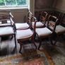 Set of 8 vintage Dining Chairs Image 4