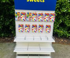 Shop Shelving Sweets Display Unit With Branding