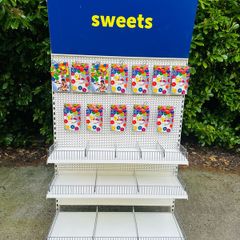 Shop Shelving Sweets Display Unit With Branding
