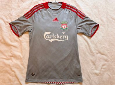 Liverpool Away Football Shirt 2008/09 Adidas Adults small