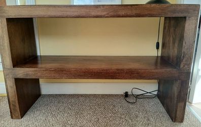 Solid Wooden Console Table with storage