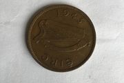 1943 Irish Halfpenny