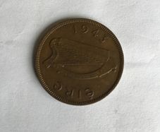 1943 Irish Halfpenny
