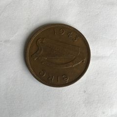 1943 Irish Halfpenny