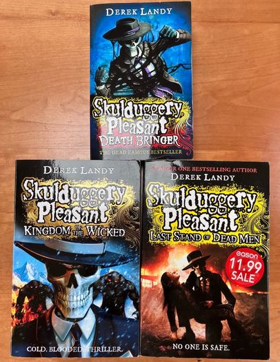Skulduggery Pleasant Books 6,7&8 by Derek Landy