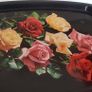 antique metal breakfast tray Image 5