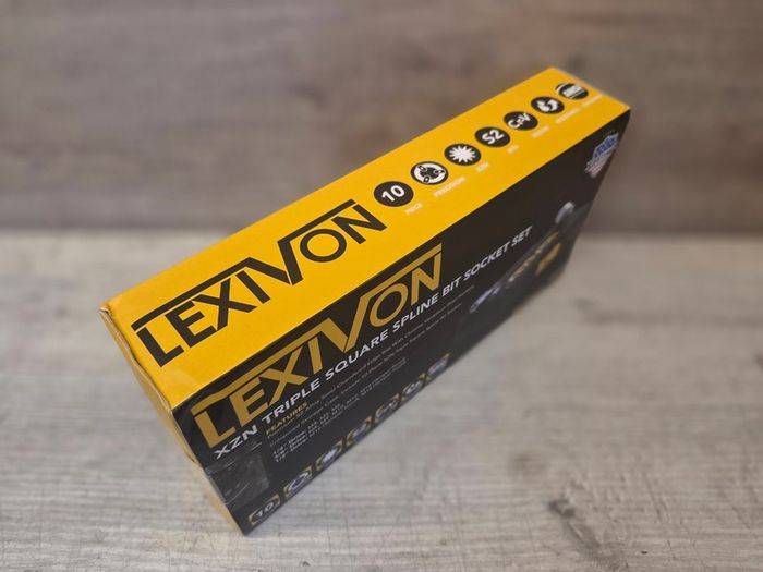 Lexivon Xzn Triple Square Spline Bit, Size M4 M5 M6 M8 M10 M12 M14 M16 M18