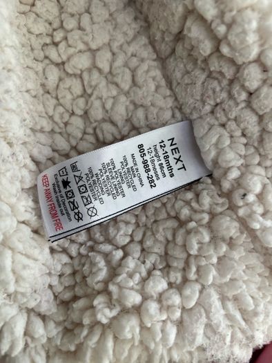 Next baby girl winter coat 86cm