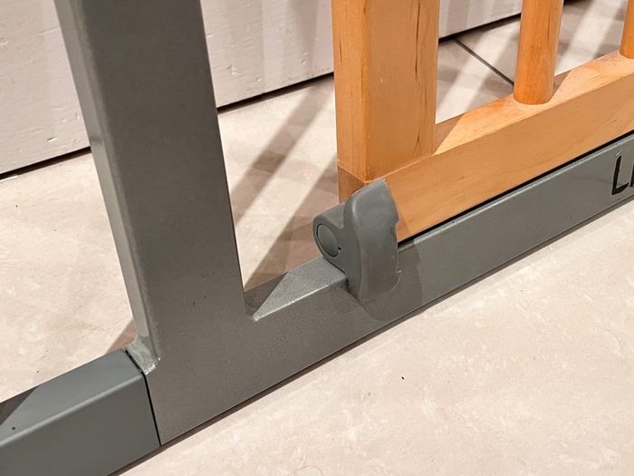 Stair Baby Safety Gate - by Lindam in beech and metal finish