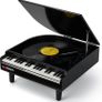 VOSTERIO Vinyl Record Player (Bluetooth, Built-in Speakers) Image 6