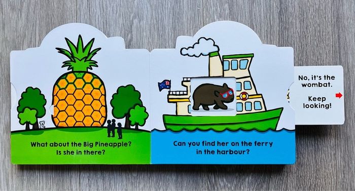 Koala's Big Day Out Interactive Slider Board Book - Roger Priddy