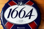 Kronenbourg 1664 Bottle Cap Wall Display