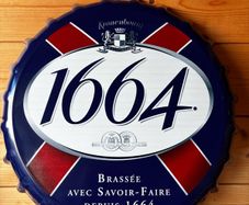 Kronenbourg 1664 Bottle Cap Wall Display