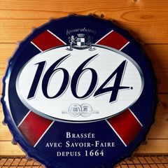 Kronenbourg 1664 Bottle Cap Wall Display