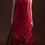river island red crochet dress Image 2