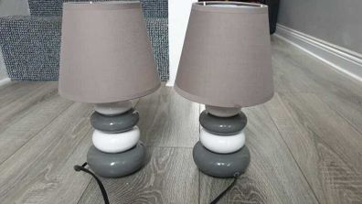 Bedside light lampshades