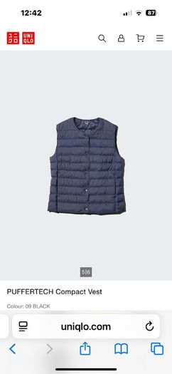 New Uniqlo Compact Puffer Gilet
