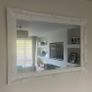 White wall mirror Image 2