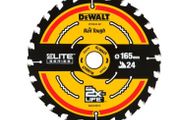 DeWalt DT10624 165mm 24T 20mm Elite Circular Saw Blade