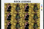 2002 Ireland Irish Rock Legends (U2, Phil Lynott, van Morrison &amp; Rory Gallagher in se-tenant sets) Stamp Sheetlets Mint Never Hinged (MNH)