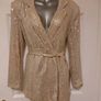 NEW, Asos Petite Champagne Sequin Jersey Wrap Blazer Jacket - Size 10 Image 2