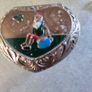 Old Vintage Irish metal Trinket Box. Image 3
